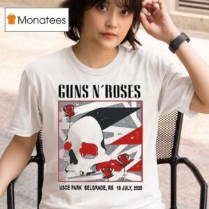 Guns N Roses Belgrade Rs Usce Park July T Shirt
