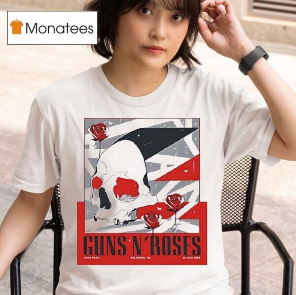 Guns N Roses Concert At Uce Park Belgrade Rs At July T Shirt