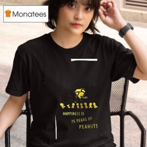 Happiness Is Years Of Peanuts Since Silhouette T Shirt