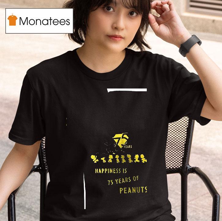 Happiness Is Years Of Peanuts Since Silhouette T Shirt