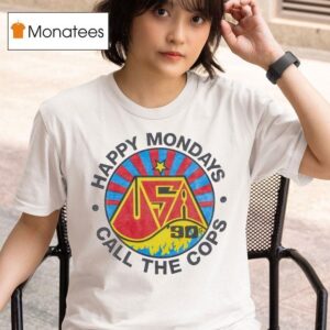 Happy Mondays Call The Cops S T Shirt