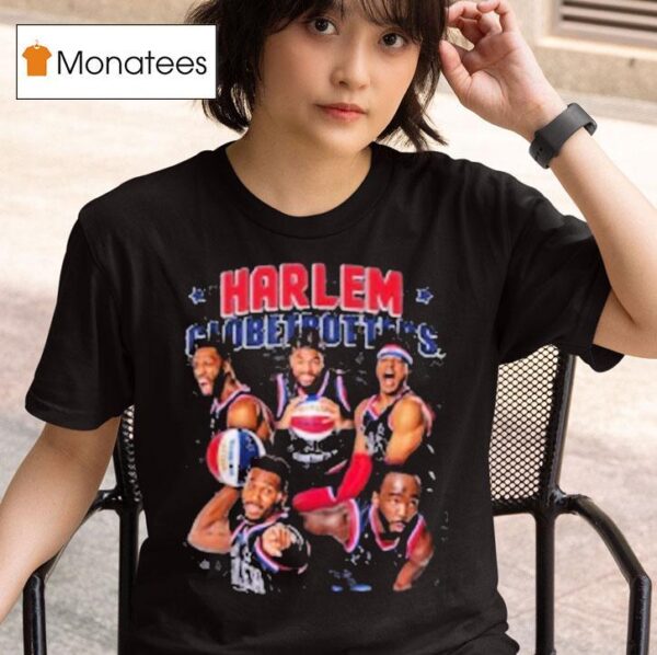 Harlem Globetrotters Basketball Team Photo T Shirt