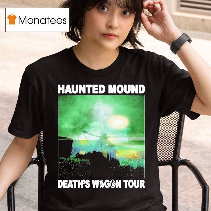 Haunted Mound Death S Wagon Tour Reaper Photo T Shirt