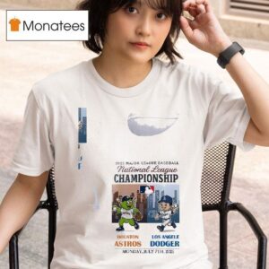 Houston Astros Vs Los Angeles Dodgers National League Championship Mascots T Shirt