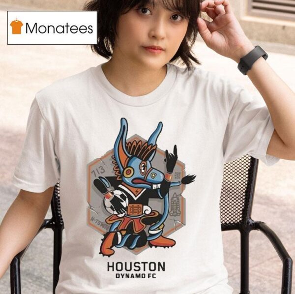 Houston Dynamo Fc X Free Walls H Town Hexagon T Shirt
