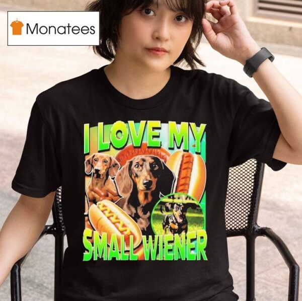 I Love My Small Wiener Dog Dachshund T Shirt