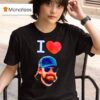 I Love Ryan Blaney T Shirt