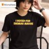 I Voted For Thomas Massie T Shirt