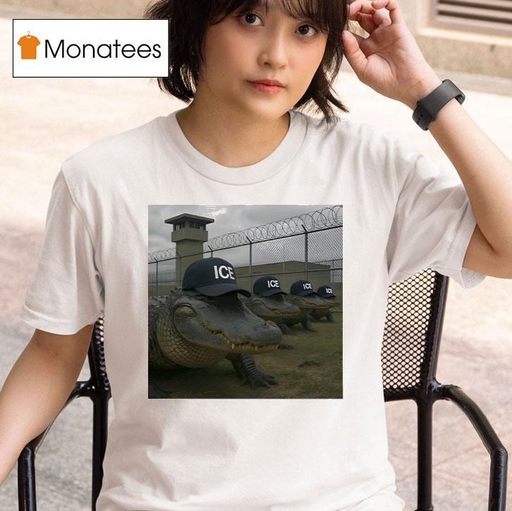 Ice Alligators Outside Florida Prison T Shirt