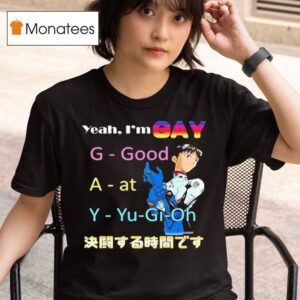 Ikari Shinji Yeah I M G A Y Good At Yu Gi Oh T Shirt