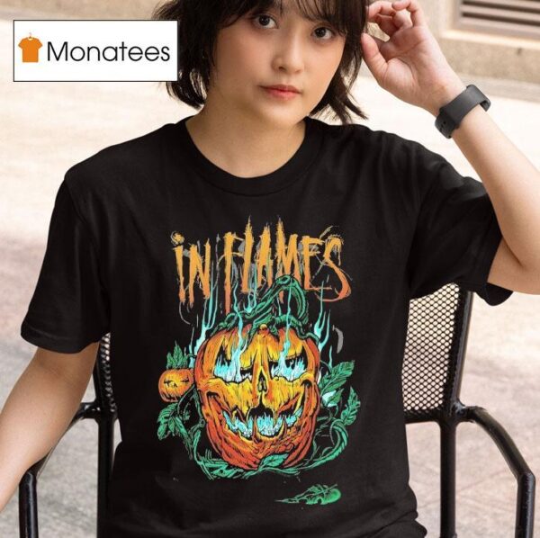 In Flames Hell Pumpkin T Shirt