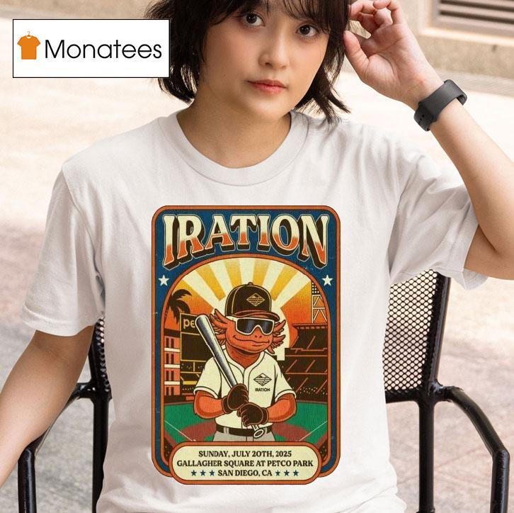 Iration Summer Tour San Diego Ca Us Petco Park T Shirt