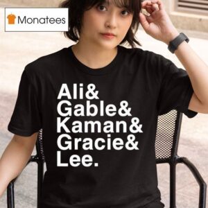 Jacob Bannon Ali Gable Kaman Gracie Lee T Shirt