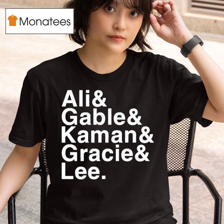 Jacob Bannon Ali Gable Kaman Gracie Lee T Shirt