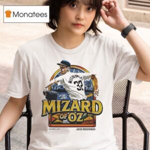 Jacob Misiorowski The Mizard Of Oz Milwaukee Brewers Mlbpa Painting T Shirt