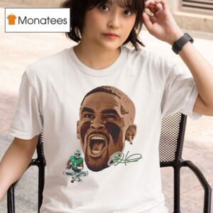 Jalen Hurts Big Face Philadelphia Eagles Football Signature T Shirt