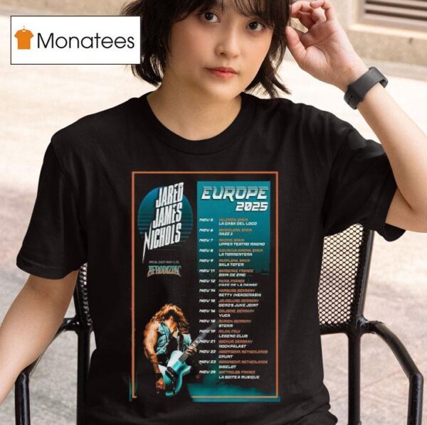 Jared James Nichols Europe Uk Tour Dates T Shirt