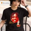 Jayden Daniels Big Face Washington Commanders Football Signature T Shirt