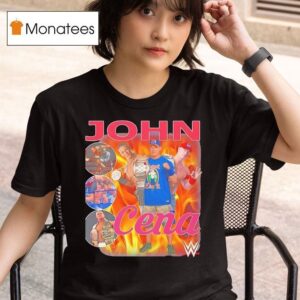 John Cena Wwe Wrestler Burn Graphic T Shirt