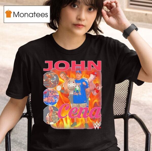 John Cena Wwe Wrestler Burn Graphic T Shirt