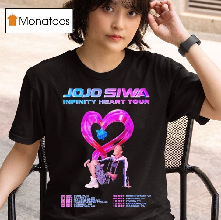 Jojo Siwa Infinity Heart Tour Europe Dates List Kick Off In Dublin Ie On September Th T Shirt