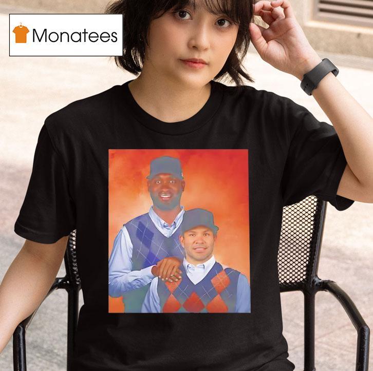 Jose Altuve And Yordan Alvarez Step Brothers Houston Astros T Shirt