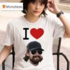 Josef Newgarden Wearing I Love Ryan Blaney T Shirt