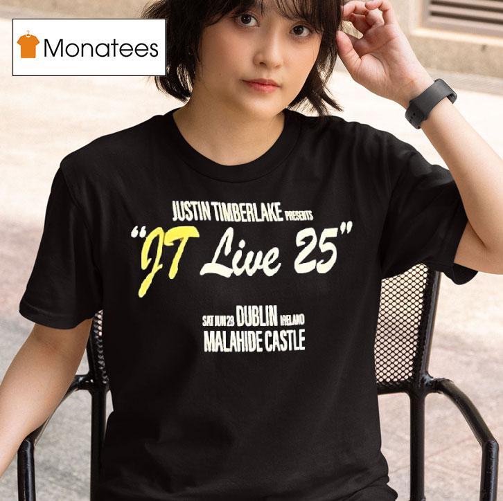 Justin Timberlake Presents Jt Live Sat Jun Dublin Ireland Malahide Castle T Shirt