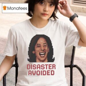 Kamala Harris Disaster Avoided Pixel T Shirt