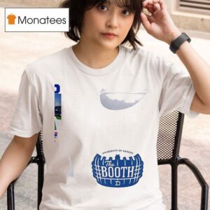 Kansas Jayhawks Stripe Out The Booth David Booth Kansas Memorial Stadium T Shirt