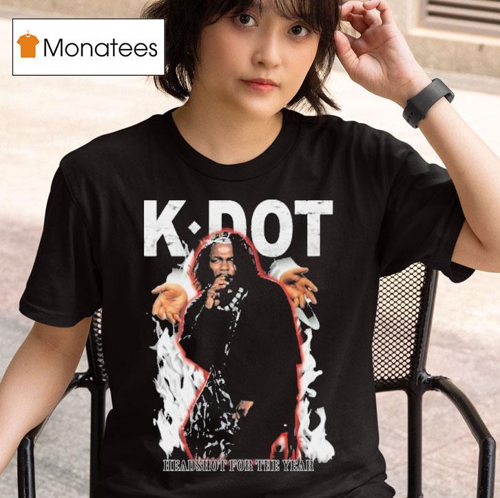 Kendrick Lamar K Dot Headshot For The Year T Shirt