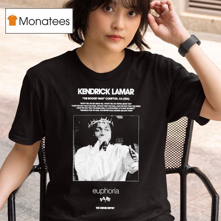 Kendrick Lamar The Boogey Man Compton Ca Usa Euphoria T Shirt