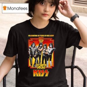 Kiss Celebrating Years Of Kiss Army Storms Vegas T Shirt