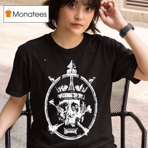 Kissin Dynamite King Skull Head T Shirt