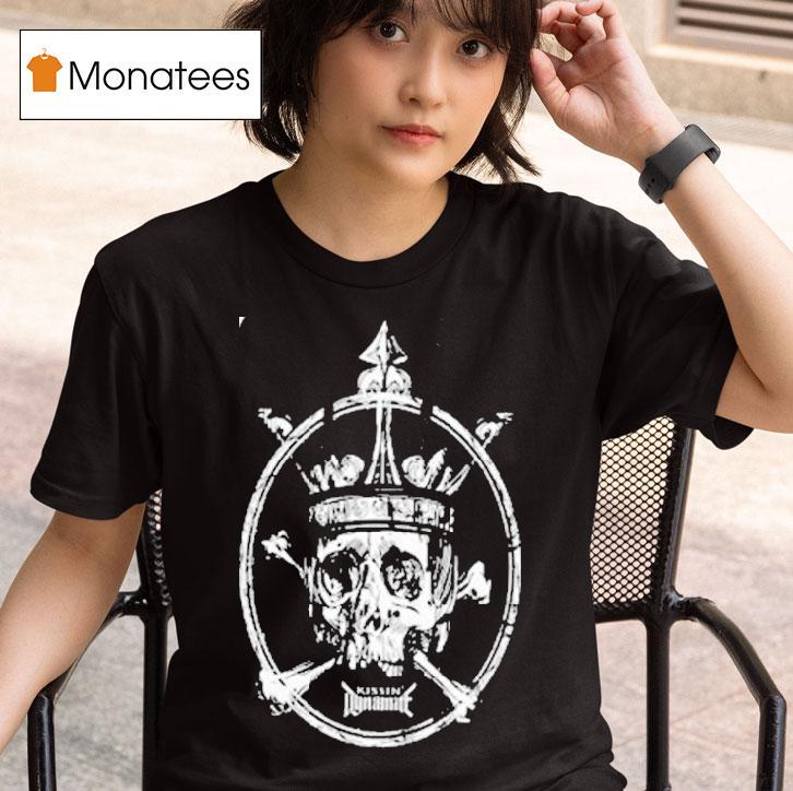 Kissin Dynamite King Skull Head T Shirt