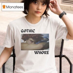 L Ange Dechu Gothic Whore T Shirt