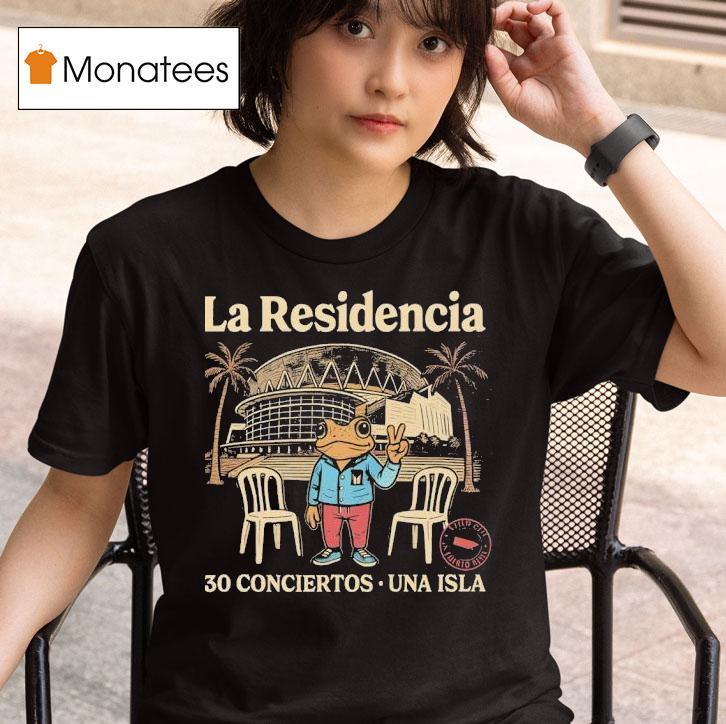 La Residencia Conciertos Una Isla Frog T Shirt