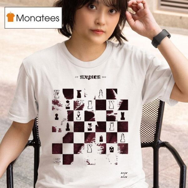 Lady Gaga Chessboard T Shirt
