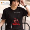 Lady In Red Graphic T Shirt