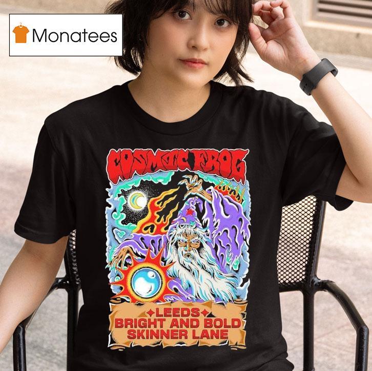Leeds Bright And Bold Skinner Lane Cosmic Frog Wizard T Shirt