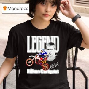 Legend Hakan Carlqvist Motocross World Championships Signature T Shirt
