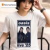 Liam Gallagher And Noel Gallagher Oasis For Cardiff Tour Live T Shirt