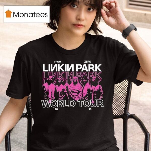 Linkin Park From Zero World Tour July Werchter Belgium T Shirt
