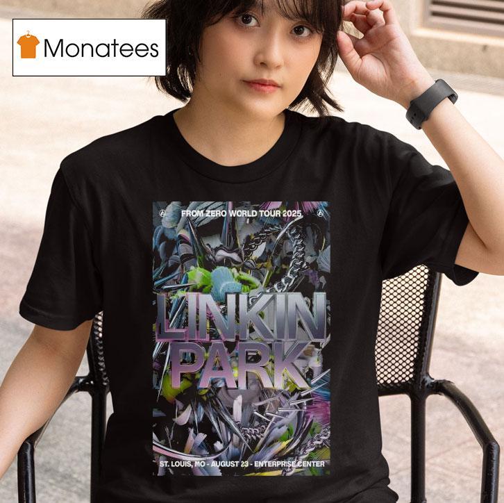 Linkin Park From Zero World Tour Show St Louis Mo T Shirt
