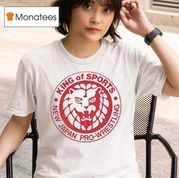 Lion Mark New Japan Pro Wrestling Logo T Shirt