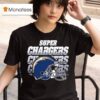 Los Angeles Chargers The Wild Super Chargers Scoop T Shirt