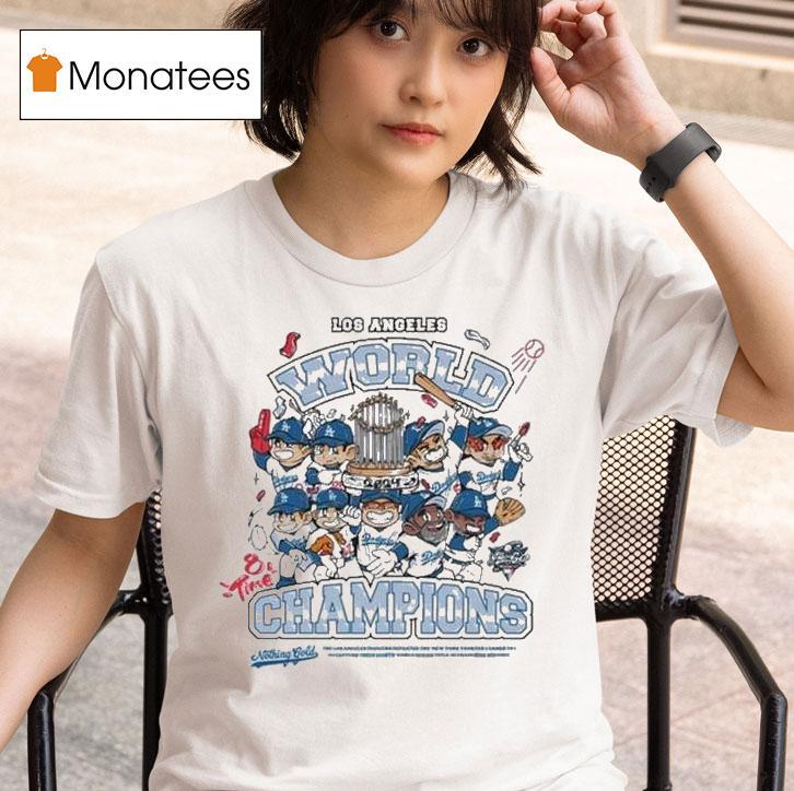 Los Angeles Nothing Gold World Champions Time T Shirt