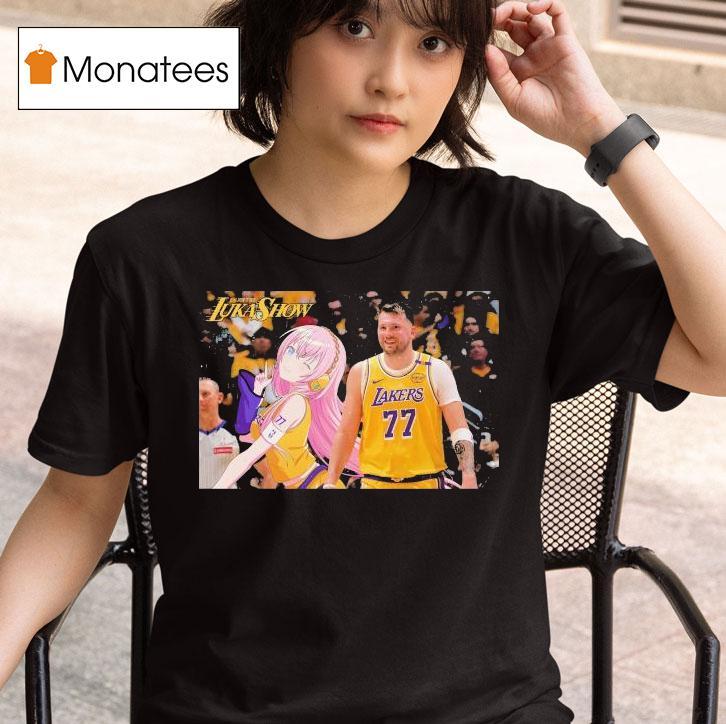 Luka Doncic X Megurine Luka Enjoy The Luke Show Los Angeles Lakers T Shirt