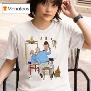 Lukas Draws Mike Judge Painting Beavis And Butt Head T Shirt