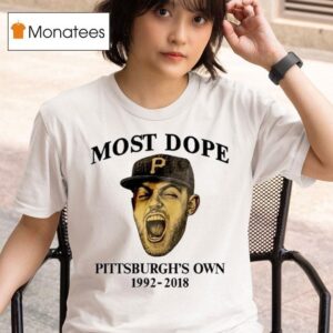 Mac Miller Most Dope Pittsburgh S Own Pittsburgh Pirates Head T Shirt